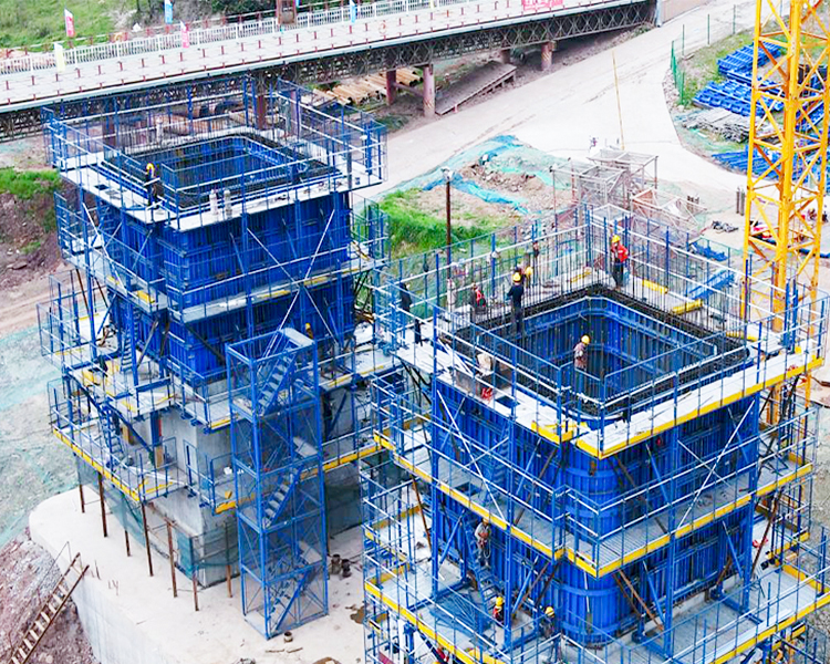 4_0001_Hydraulic Auto-climbing formwork 4_0001_Гидравлическая самоподъемная опалубка